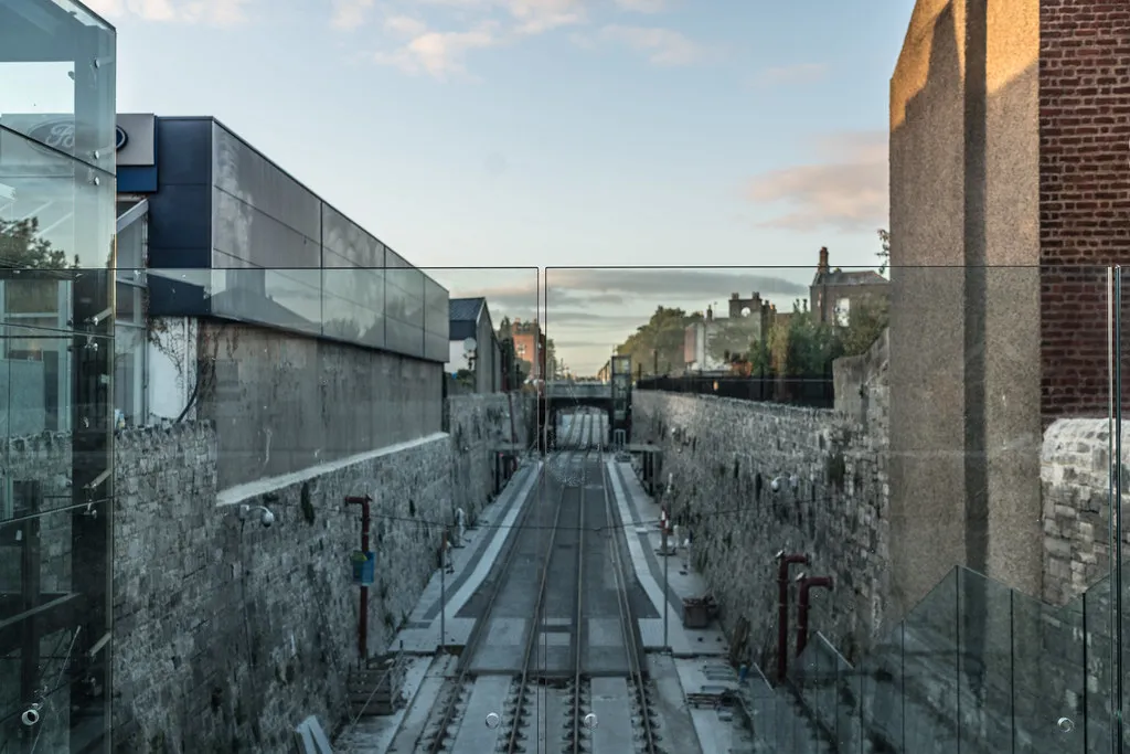 THE NEW LUAS TRAM STOP AT PHIBSBOROUGH [YOU CAN ALSO SEE THE CABRA STOP]-133099