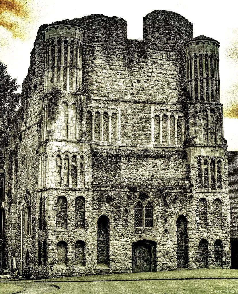 St Mary's Abbey: a Benedictine abbey north and east of Water Lane. West Malling Kent