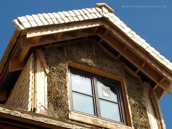 Straw Bale Roof Construction WM