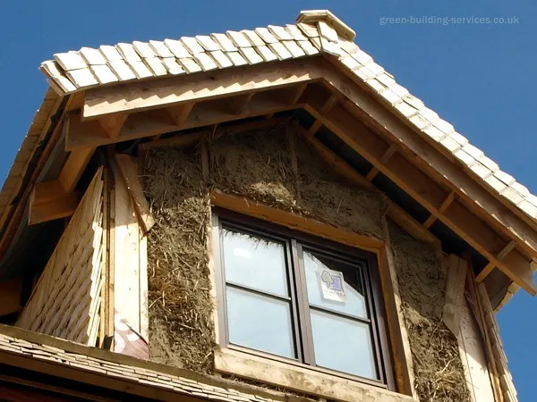 Straw Bale Roof Construction WM