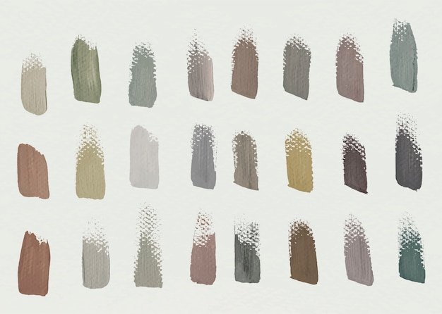 Brush stroke samples