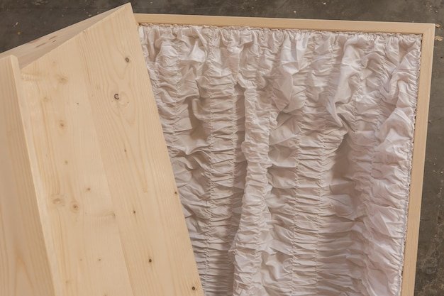 Carpentry shop making coffins in carpentry
