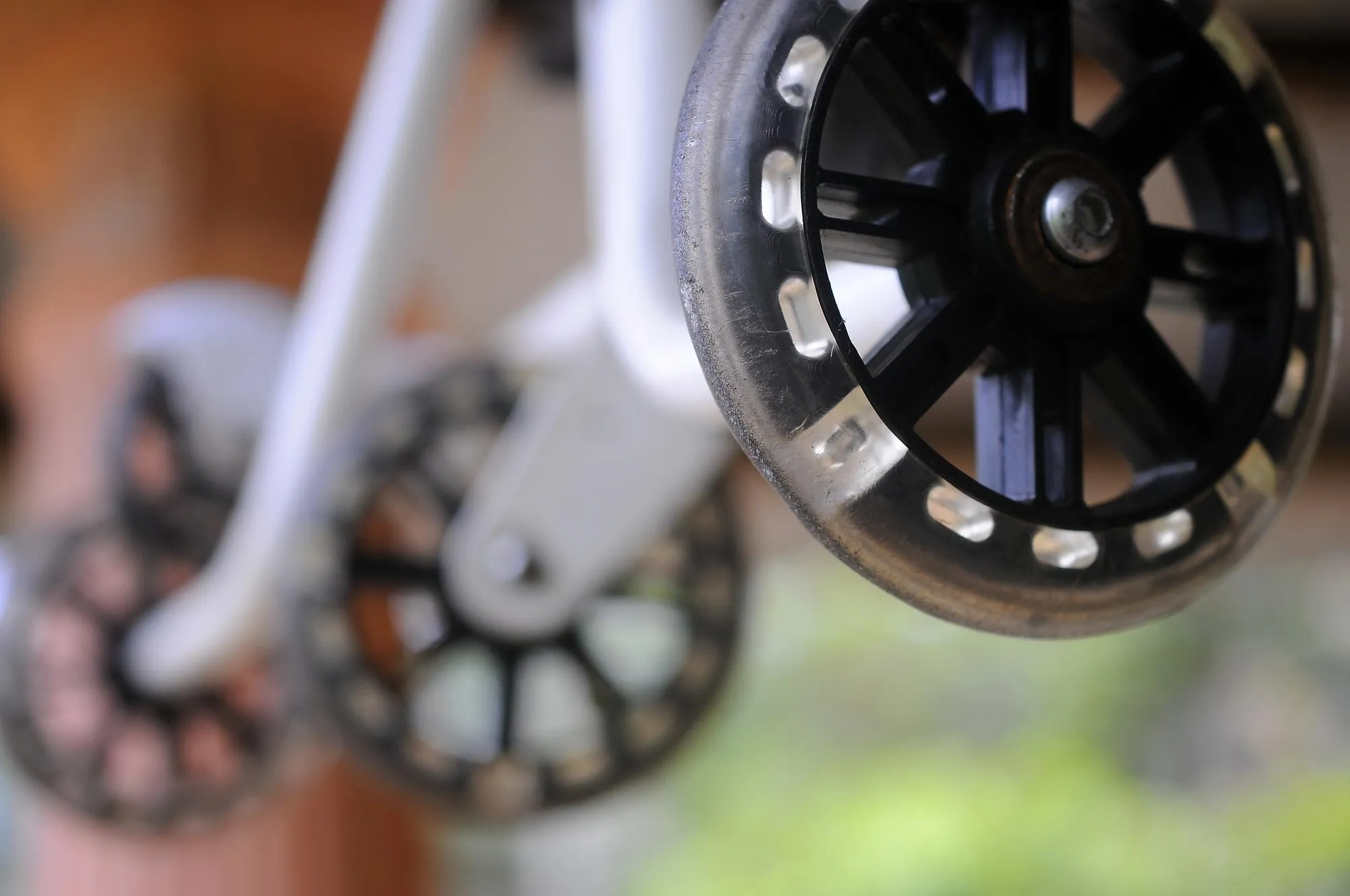 Close-up of wheel