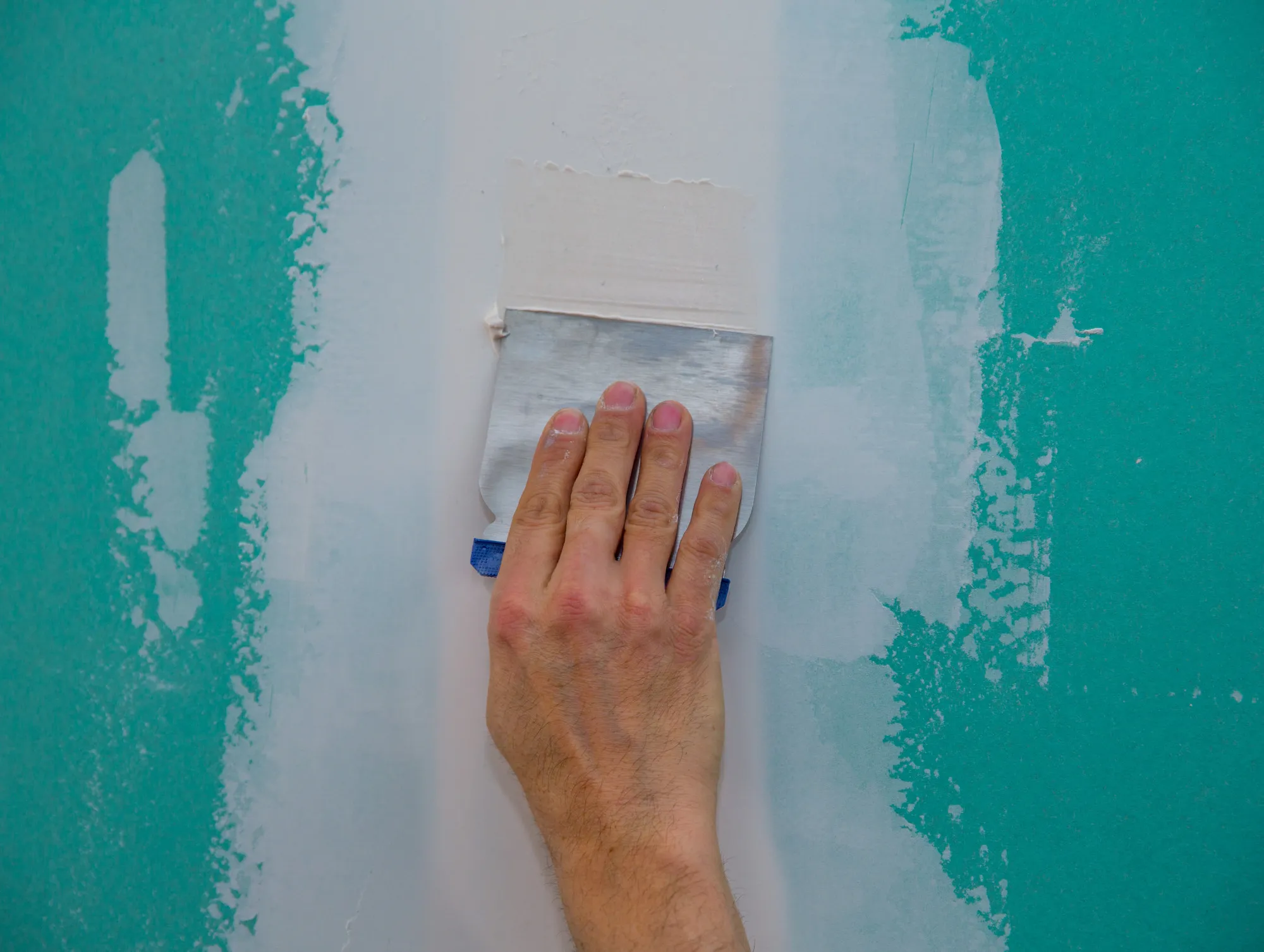 drywall hydrophobic plasterboard trowel plastering seam