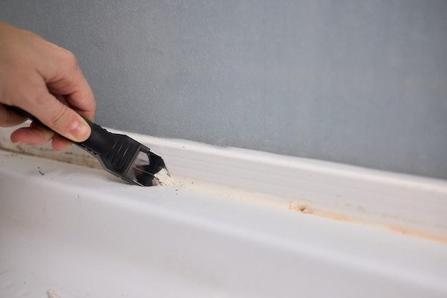 Effective methods for cleaning mold and mildew from shower seals in your bathroom space
