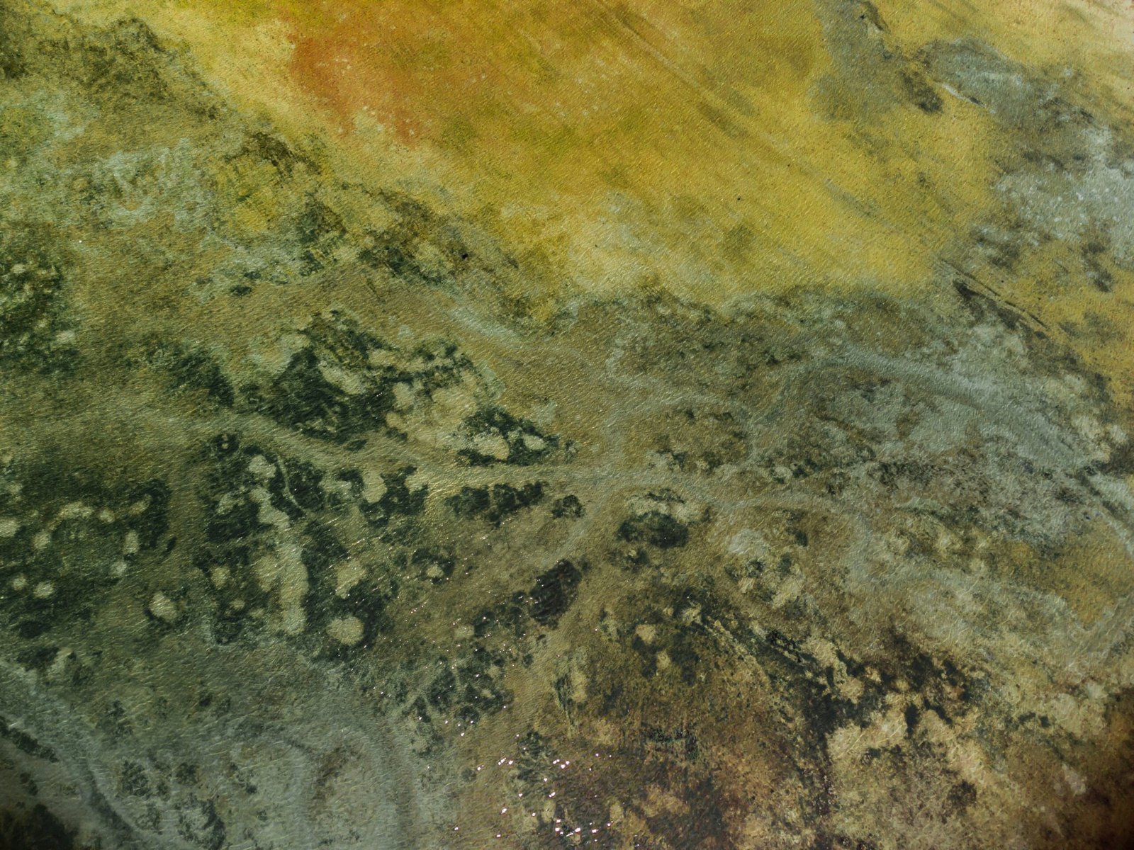 yellow and gray abstract painting