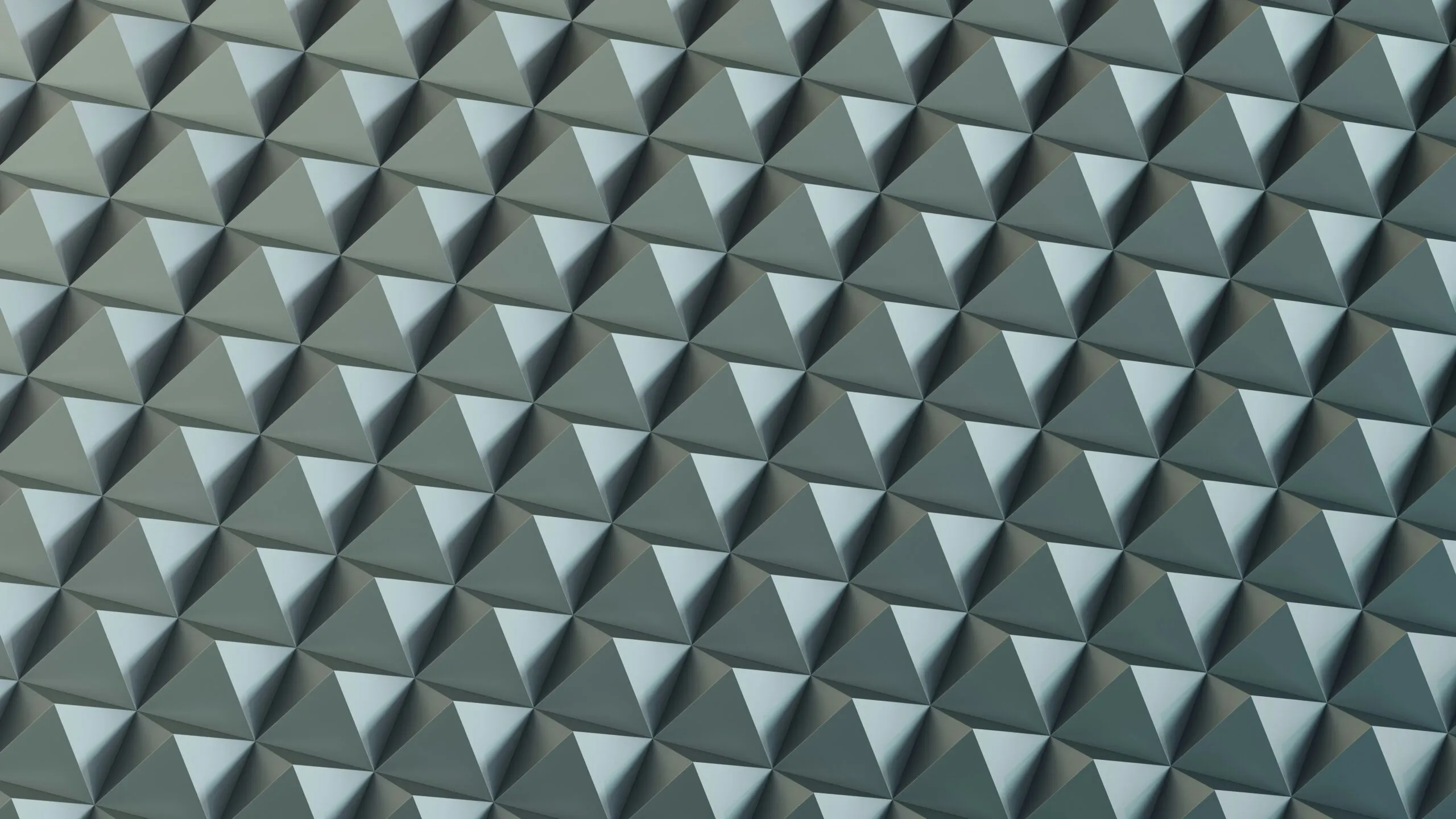 Geometric pattern of raised pyramids