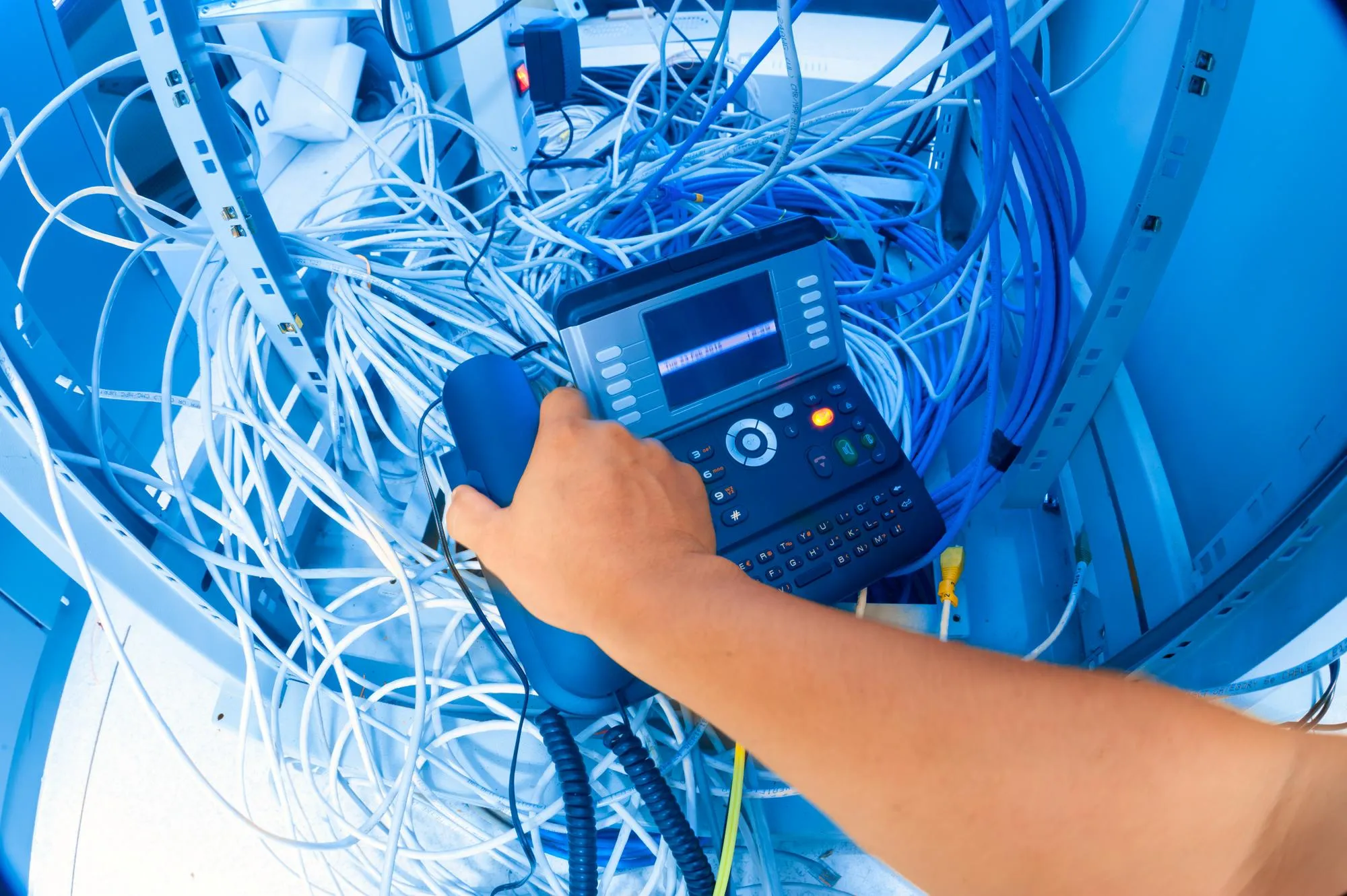 IP phone in network room