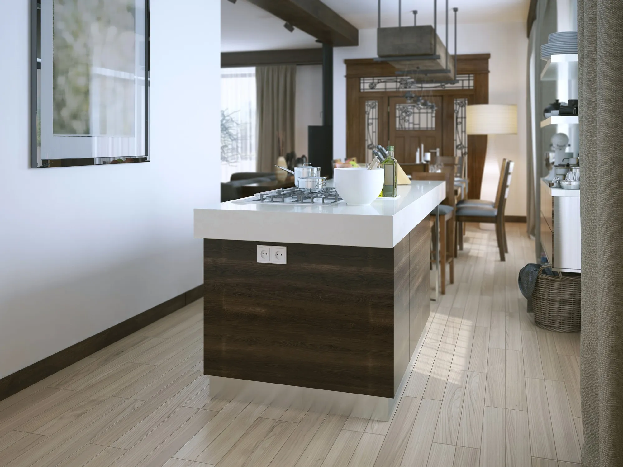 Kitchen in a modern style
