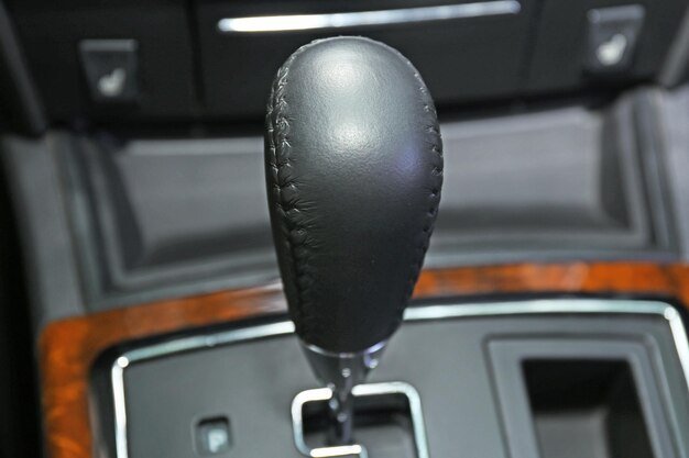 Modern car interior