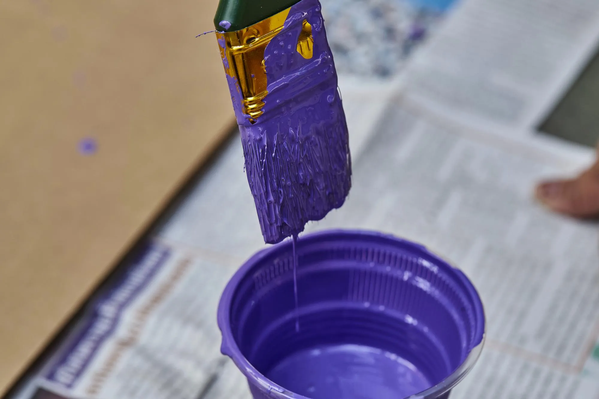 Painting of a brush
