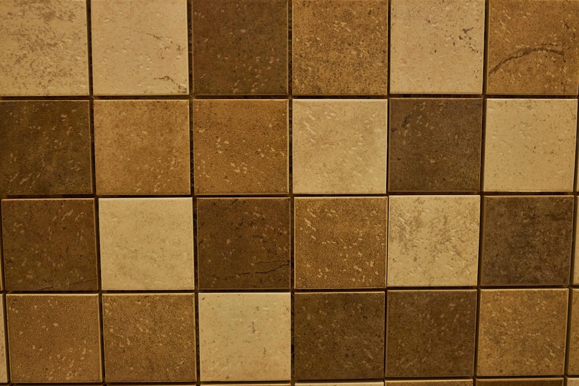 Small mosaic tile close up Hardware store