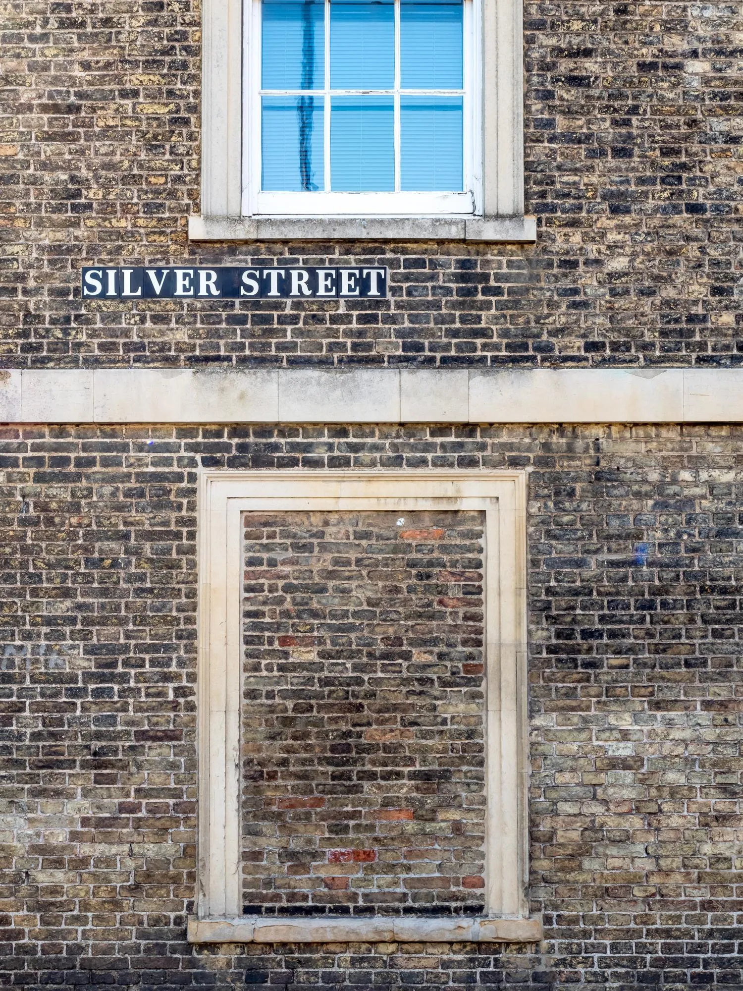 Gray brick wall