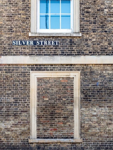Gray brick wall