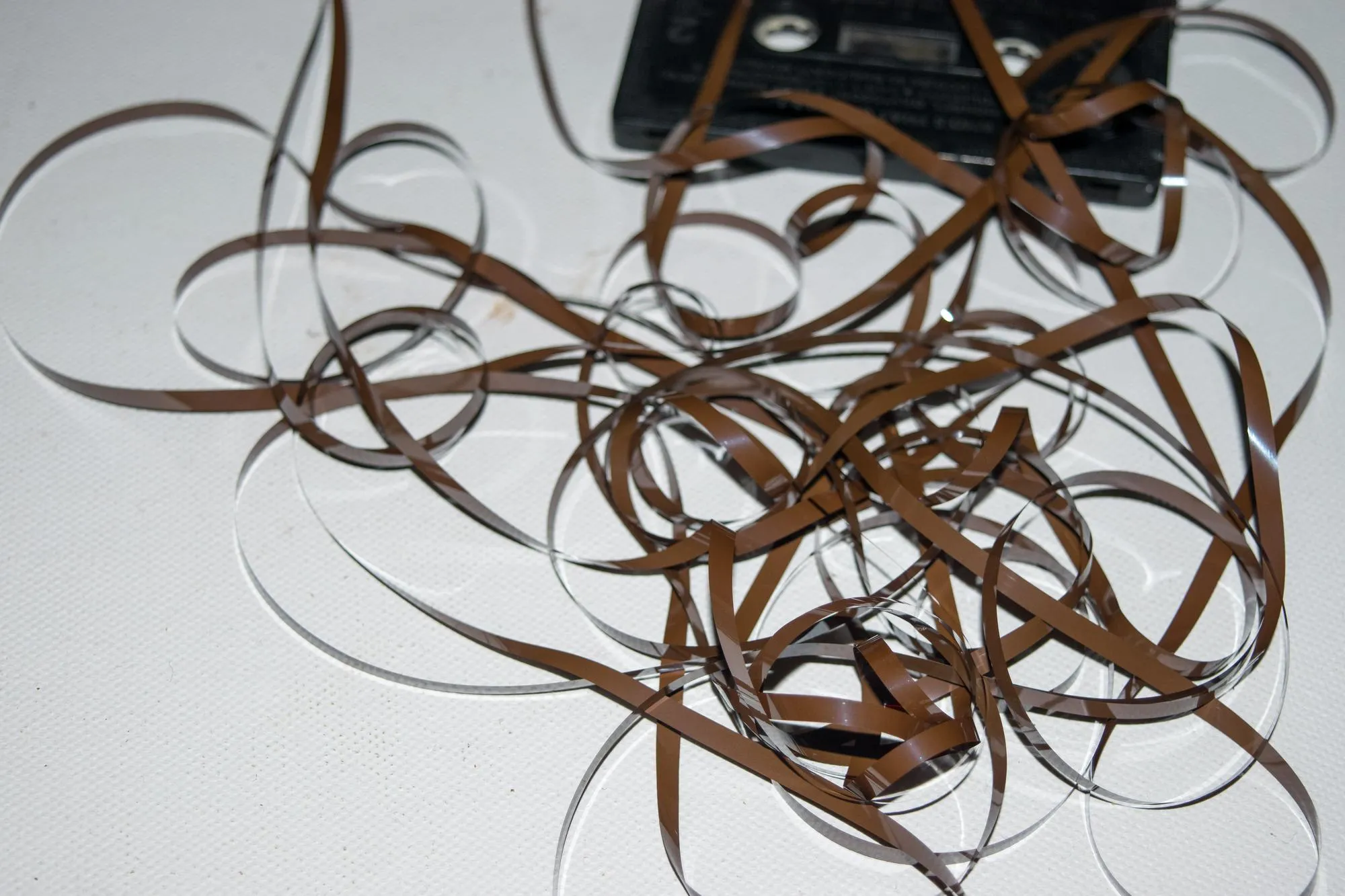High angle view of eyeglasses on table at home