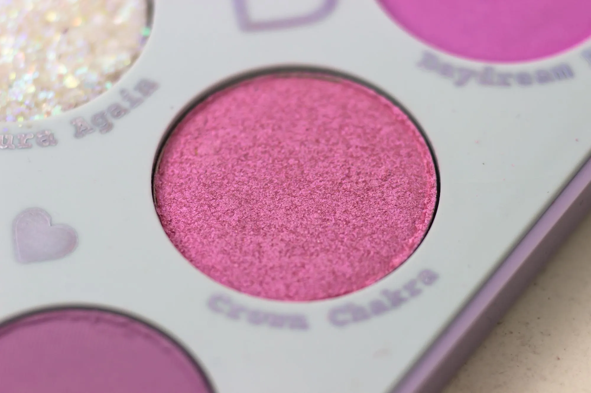 Radiant eye shadow Closeup cosmetics
