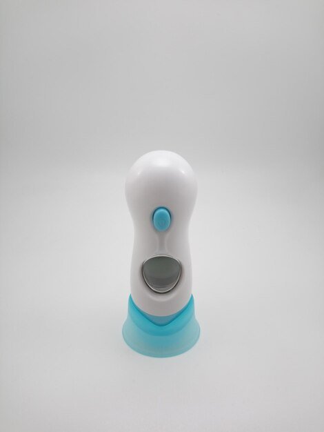 Close-up of toy on white background