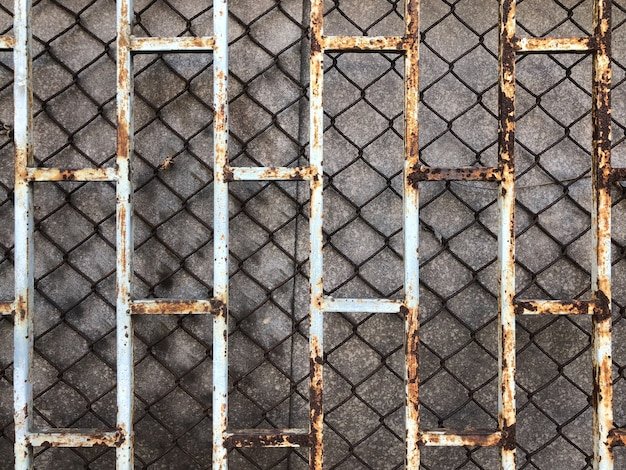 Grille Pattern 2 layers on the dark background in some place in Thailand