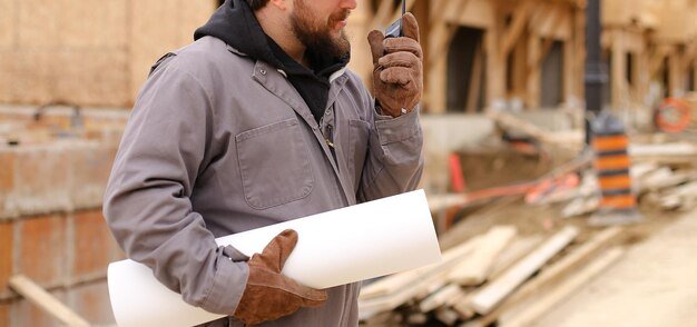 Portrait of young man using mobile phone