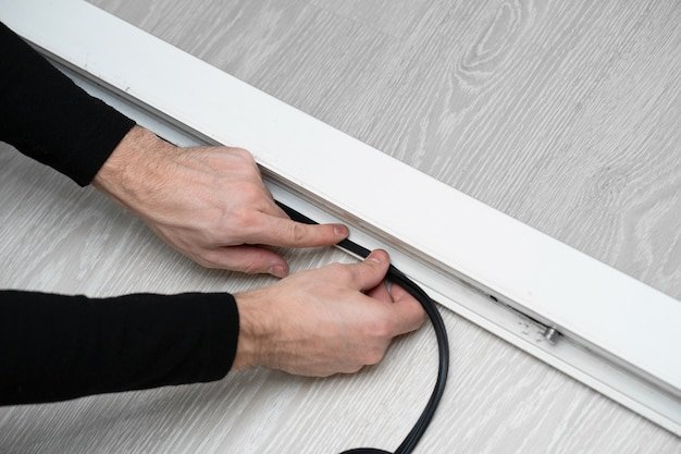 Professional master at repair and installation of windows