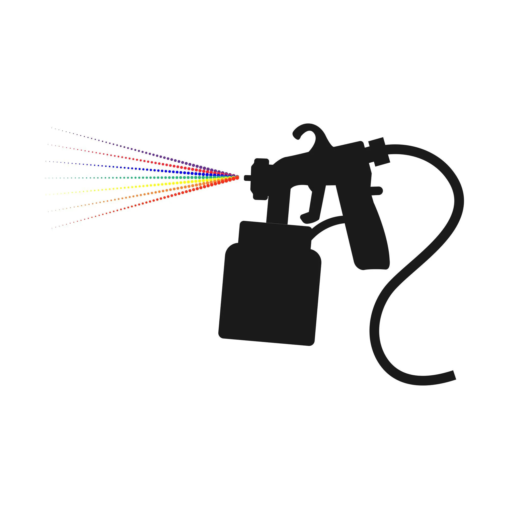 Spray paint icon vector