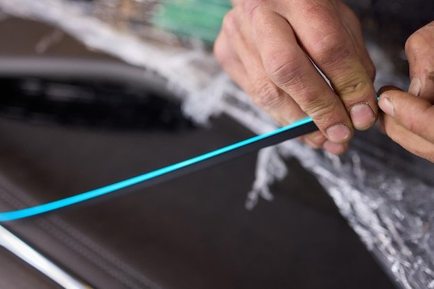 Car Lighting Installing a led dry lamp in the driving room