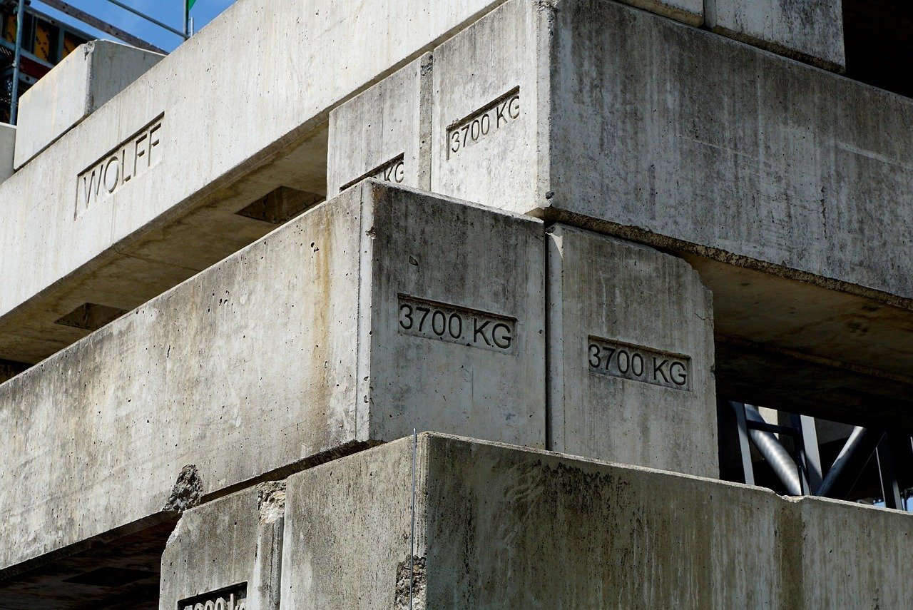 concrete, gray, weight, foundation, crane bracket, foundation, foundation, foundation, foundation, foundation