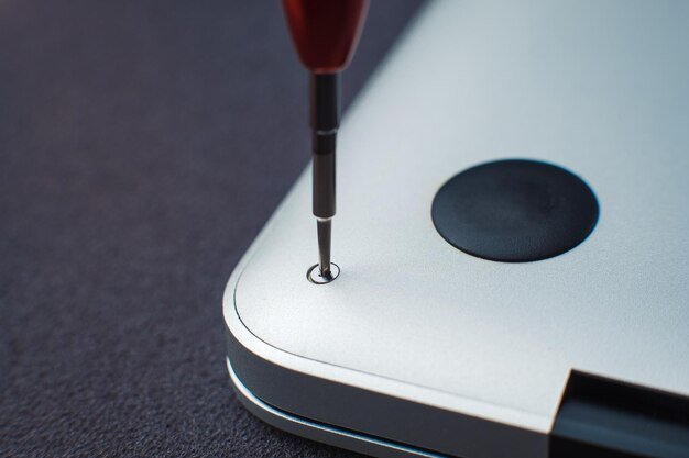 High angle view of electric fan on table