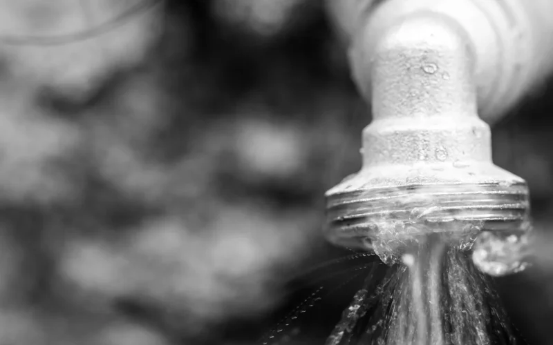faucet wody, woda, płynący, chrom, natura, instalacja wodociągowa